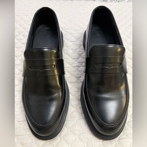 Dr. Martens Shiny Black Leather Loafers